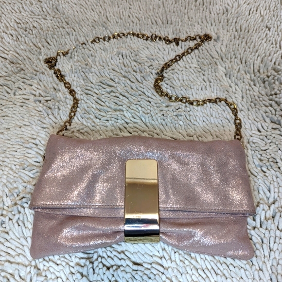 Marciano light pink sparkle purse - Picture 1 of 9